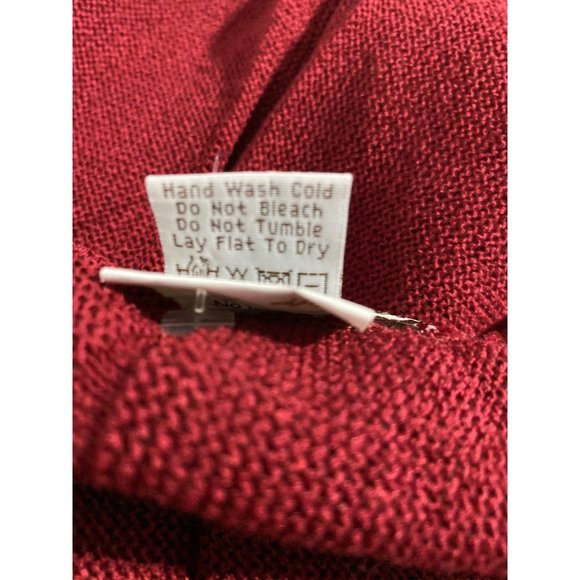 Brownstone Studio New York 10P Skirt Heavy Knit Fit Flare Brick Red Pleat Cute - Picture 6 of 7